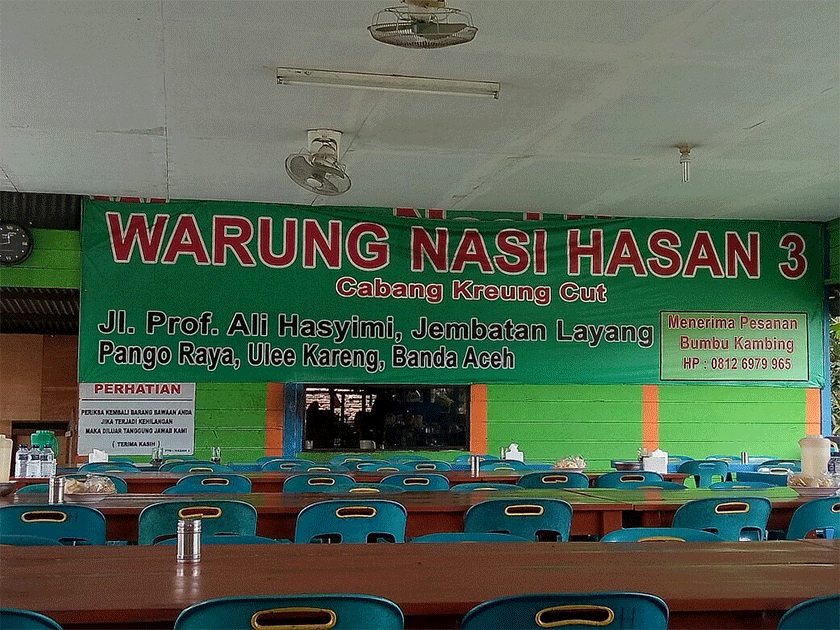 Warung Makan Hasan 3, Cabang Kreung Cut