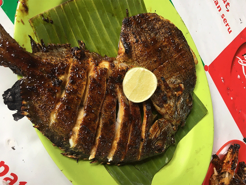 pondok lesehan ikan bakar bm