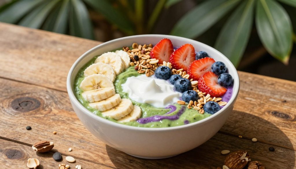 Smoothie Bowl dengan Topping